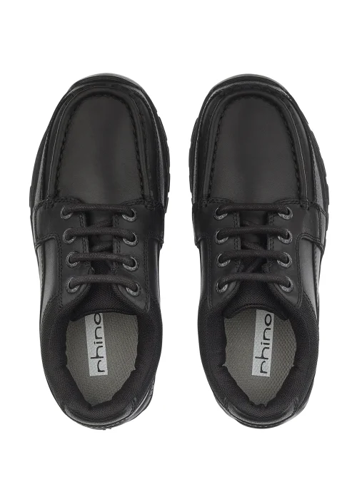 Start-Rite Dylan Black School Shoes - 3 F Image 3