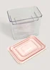 3 Pack Pink Storage Boxes Image 2