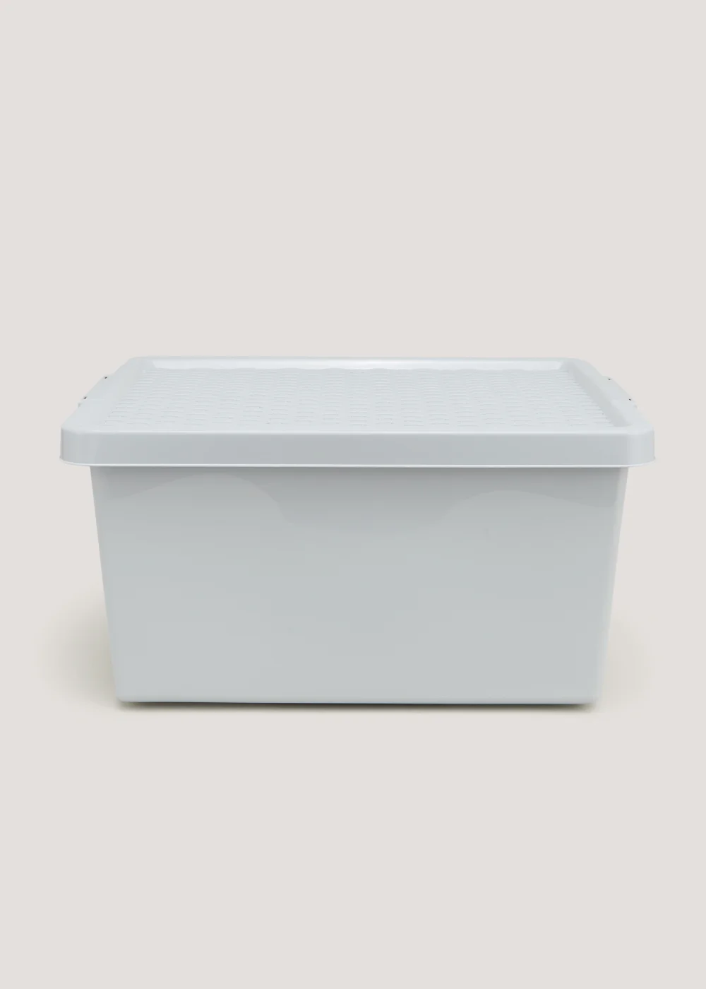 Grey Plastic Storage Box (27L) Image 1