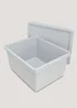Grey Plastic Storage Box (27L) Image 2