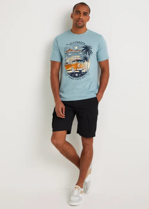 Black Cargo Shorts - 30 Image 1