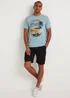 Black Cargo Shorts - 30 Image 1