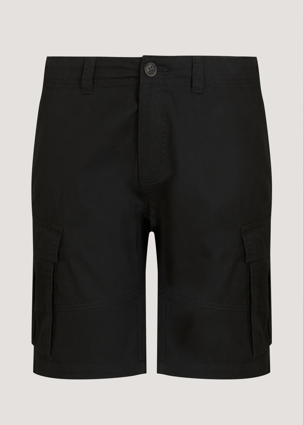 Black Cargo Shorts - 30 Image 2