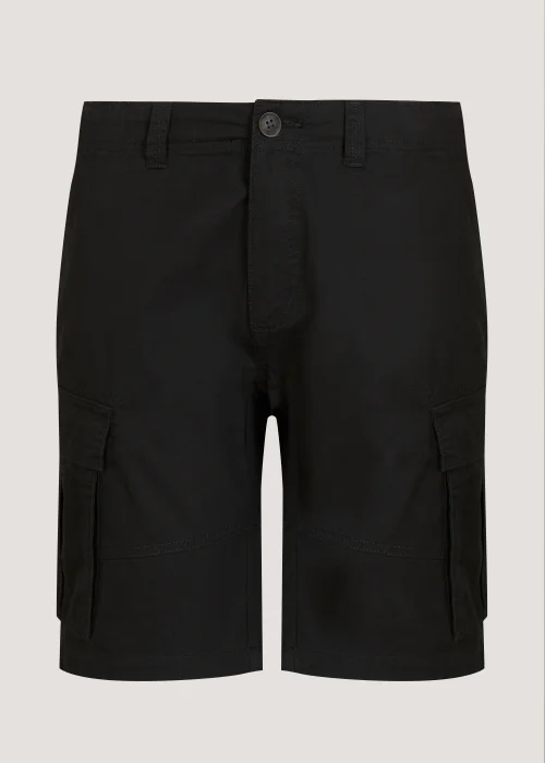Black Cargo Shorts - 30 Image 2