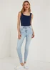 Papaya Petite April Light Wash Super Skinny Jeans - Size 6 Image 1
