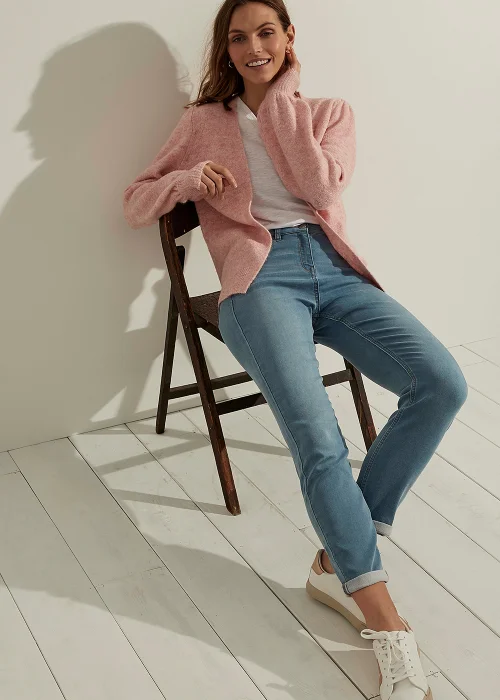 Papaya Petite Jolie Mid Wash Relaxed Skinny Jeans - 6 Image 1
