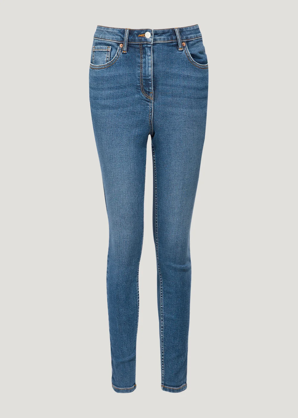 Papaya Petite April Mid Wash Skinny Jeans - Size 6 Image 2