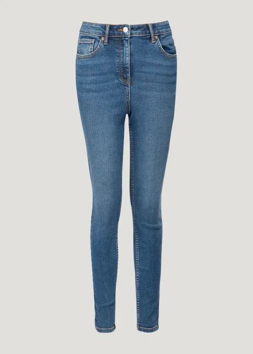 Papaya Petite April Mid Wash Skinny Jeans - Size 6 Image 2
