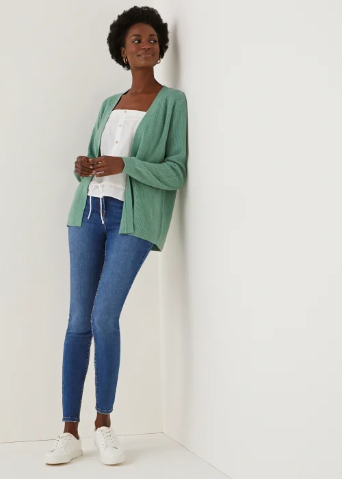 Papaya Petite April Mid Wash Skinny Jeans - Size 6 Image 3