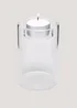 Clear Small Glass Candle Holder (10cm x 7cm) Image 1