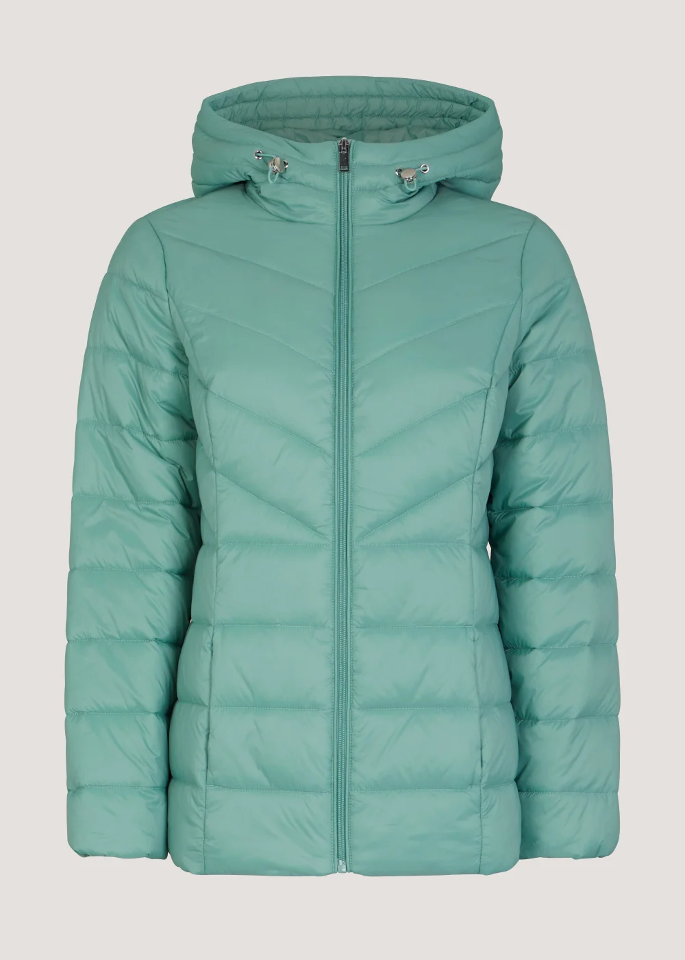 Green Short Padded Coat - 8 Image 2