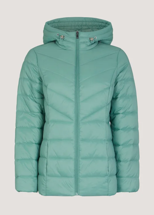 Green Short Padded Coat - 8 Image 2
