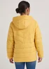 Mustard Short Padded Coat - 8 Image 4