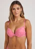 Pink Floral Super Enhance Bra - 32A Image 1