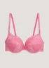 Pink Floral Super Enhance Bra - 32A Image 4
