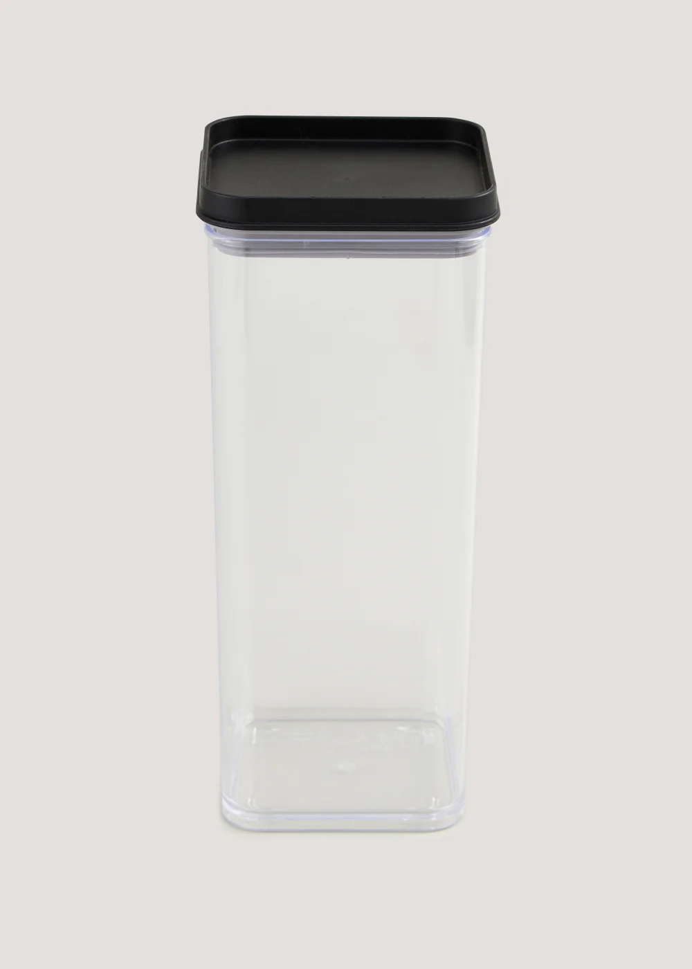 Black Lid Stackable Food Storage (1.5L) Image 1