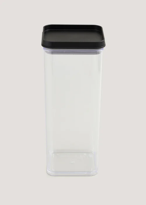 Black Lid Stackable Food Storage (1.5L) Image 1
