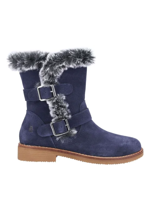 Hush Puppies Macie Navy Mid Boots - Size 3 Image 1