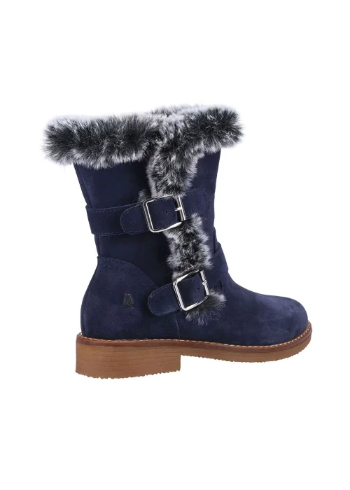 Hush Puppies Macie Navy Mid Boots - Size 3 Image 2