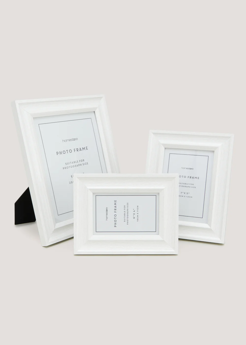 White Wash Photo Frame (4x6in) Image 2