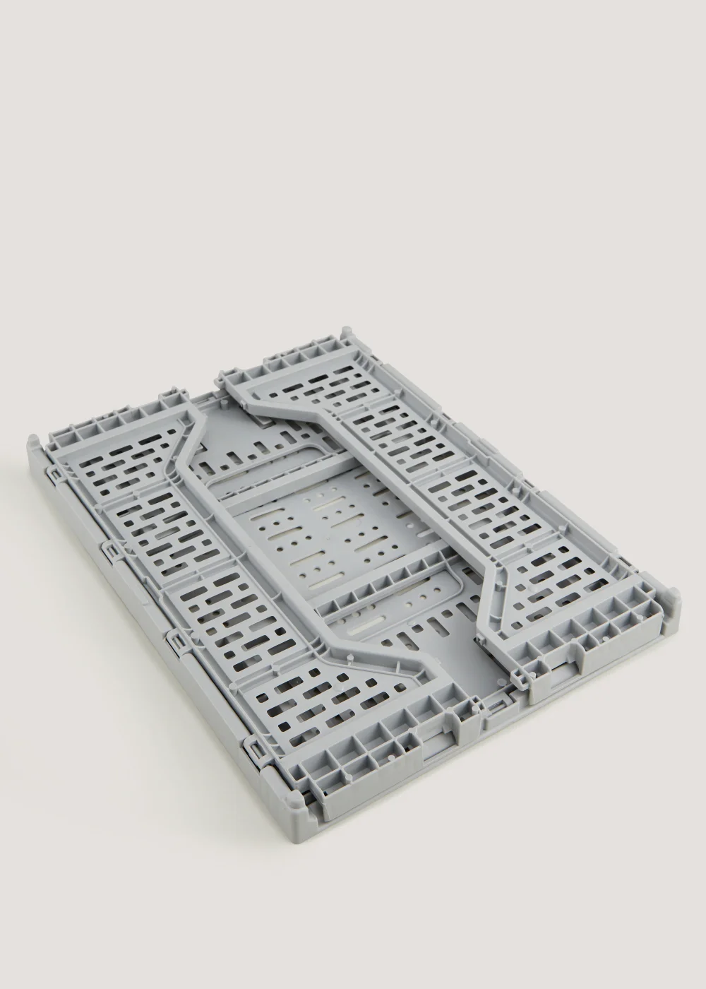 Grey Large Collapsible Storage Basket (14cm x 40cm x 29.5cm) Image 2