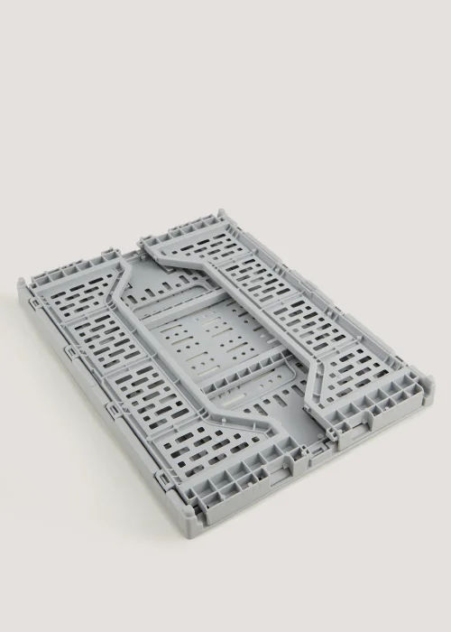 Grey Large Collapsible Storage Basket (14cm x 40cm x 29.5cm) Image 2