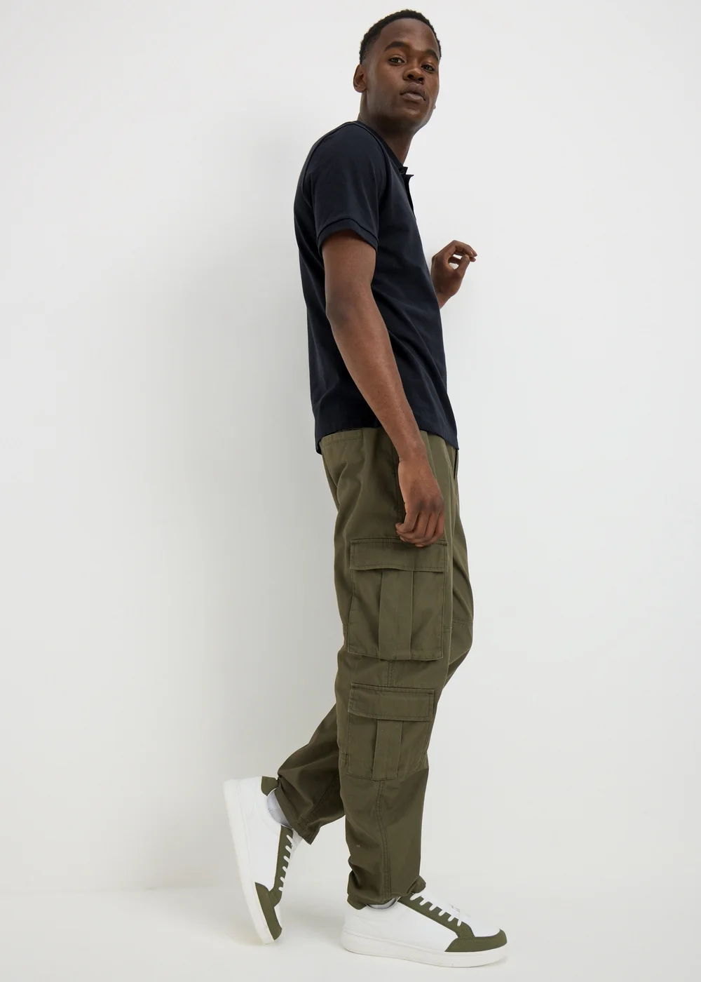 Navy Essential Polo Shirt - M Image 2
