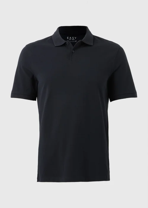 Navy Essential Polo Shirt - M Image 3
