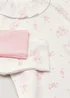 Baby 2 Pack Frill Bodysuits (Tiny Baby-18mths) - 0-3 months Image 2