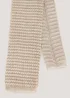 Taylor & Wright Champagne Knitted Tie - One Size Image 3