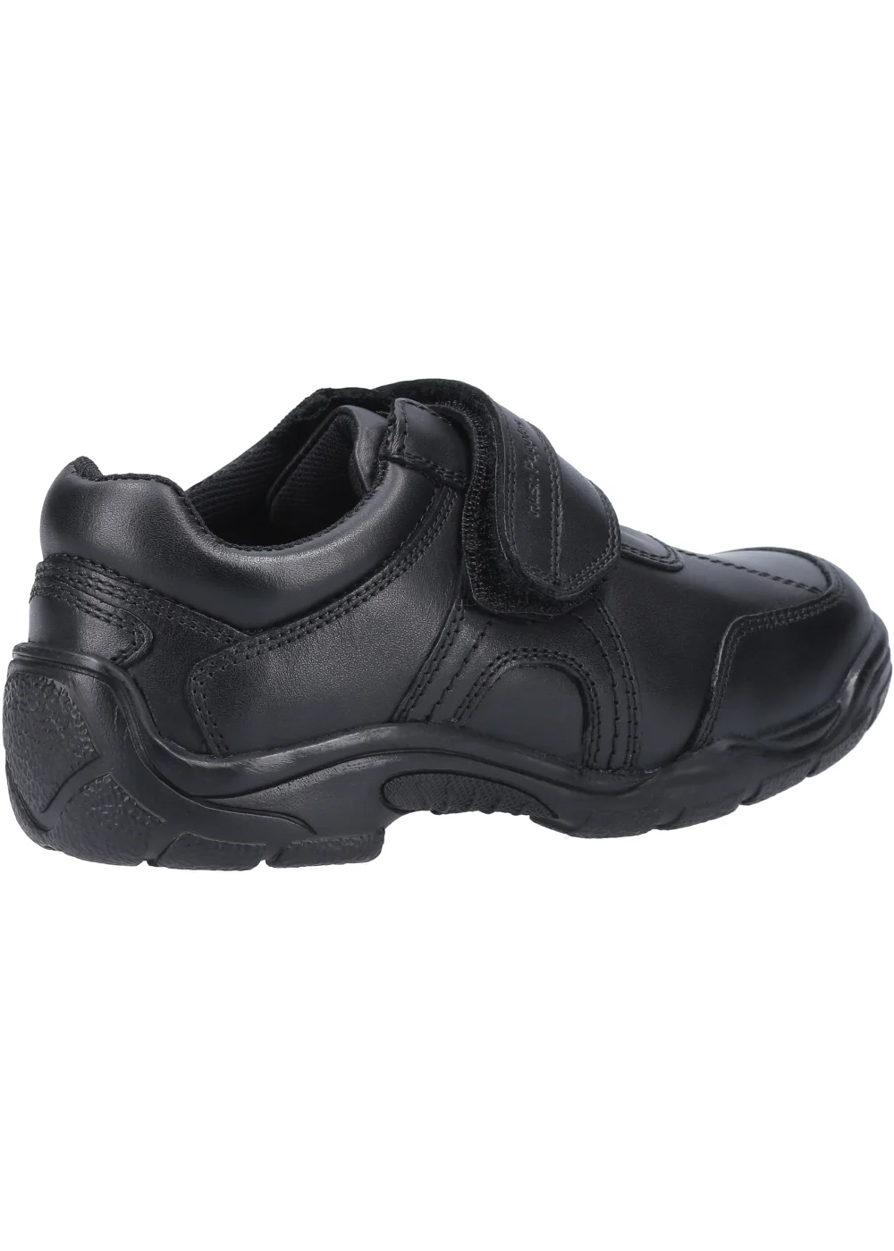 Boys Hush Puppies Arlo Junior Black School Shoes (Younger 10-Older 2) - Size 10 Infants Image 2