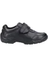 Boys Hush Puppies Arlo Junior Black School Shoes (Younger 10-Older 2) - Size 10 Infants Image 1
