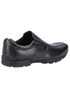 Boys Hush Puppies Elijah Black School Shoes (Older 3-6) - Size 4 Image 2
