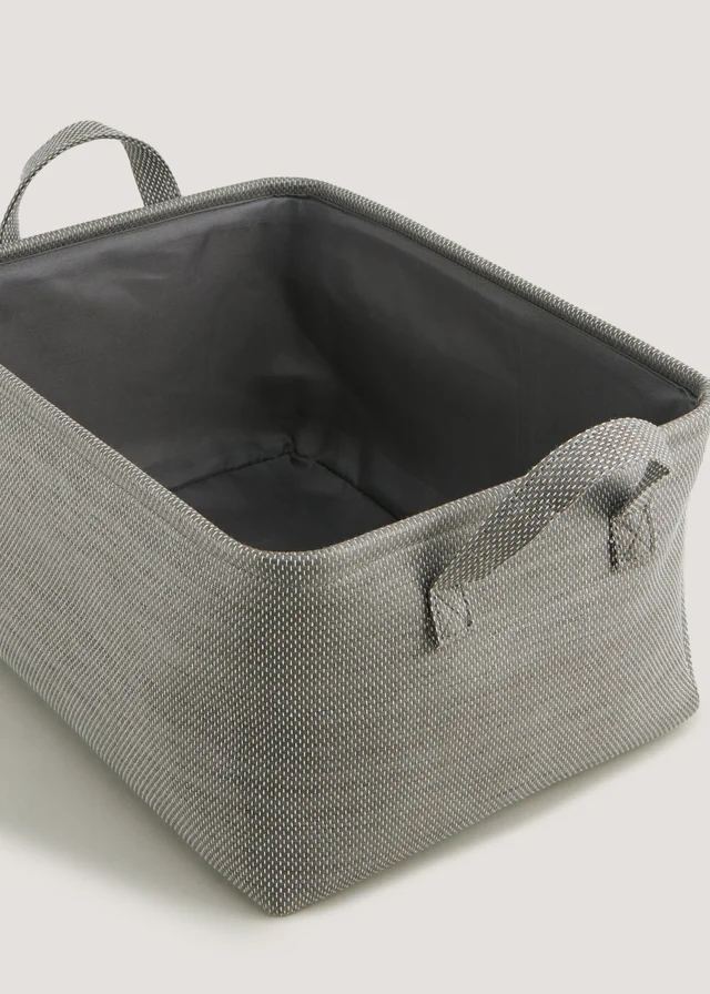 Grey Soft Storage Basket