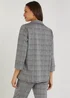 Grey Check Ponte Blazer - 8 Image 5