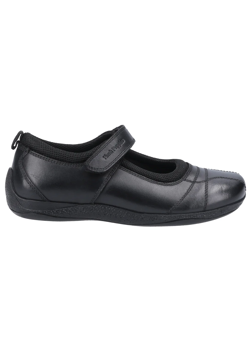 Girls Hush Puppies Junior Black School Shoes (Younger 10-Older 2) - Size 2 Image 1