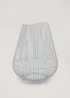 Grey Curve Wire Lantern (30cm x 14cm) Image 1