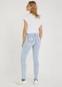 April Vintage Wash Ankle Grazer Ripped Super Skinny Jeans - Size 8 Image 4