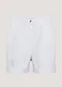 White Paperbag Denim Shorts - 8 Image 3