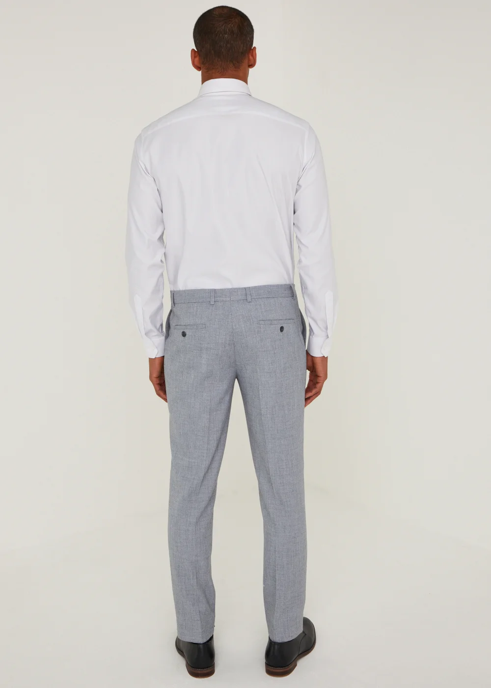 Taylor & Wright Hanks Grey Slim Fit Suit Trousers - 30 Waist 31 Leg Image 2