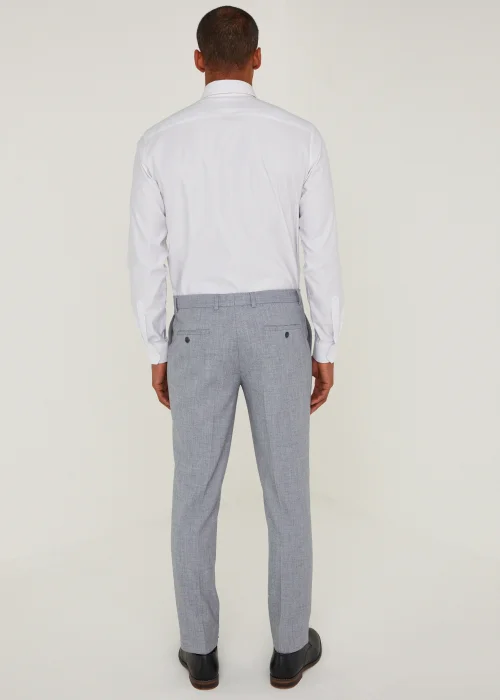 Taylor & Wright Hanks Grey Slim Fit Suit Trousers - 30 Waist 31 Leg Image 2