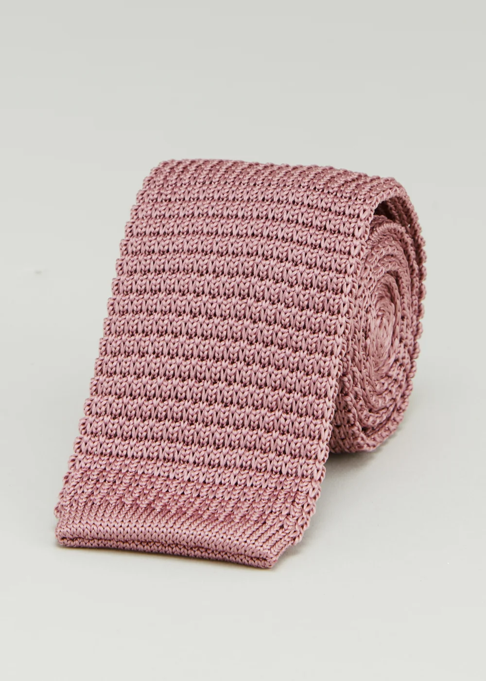 Taylor & Wright Blush Knitted Tie - One Size Image 1
