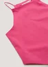 Girls Candy Couture Pink Strappy Top (9-16yrs) - Age 9 Years Image 2