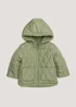 Boys Khaki Reversable Padded Borg Jacket (9mths-6yrs) - Age 18 - 23 Months Image 1