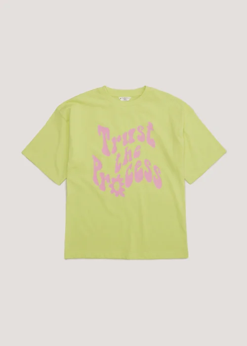 Girls Candy Couture Lime 70s T-Shirt (9-16yrs) - Age 9 Years Image 1