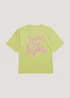 Girls Candy Couture Lime 70s T-Shirt (9-16yrs) - Age 9 Years Image 1