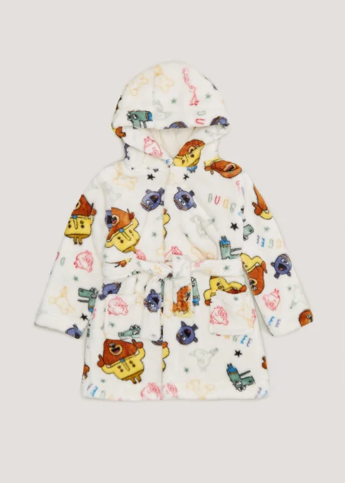Kids Cream Hey Duggee Dressing Gown (12mths-5yrs) - Age 2 - 3 Years Image 1