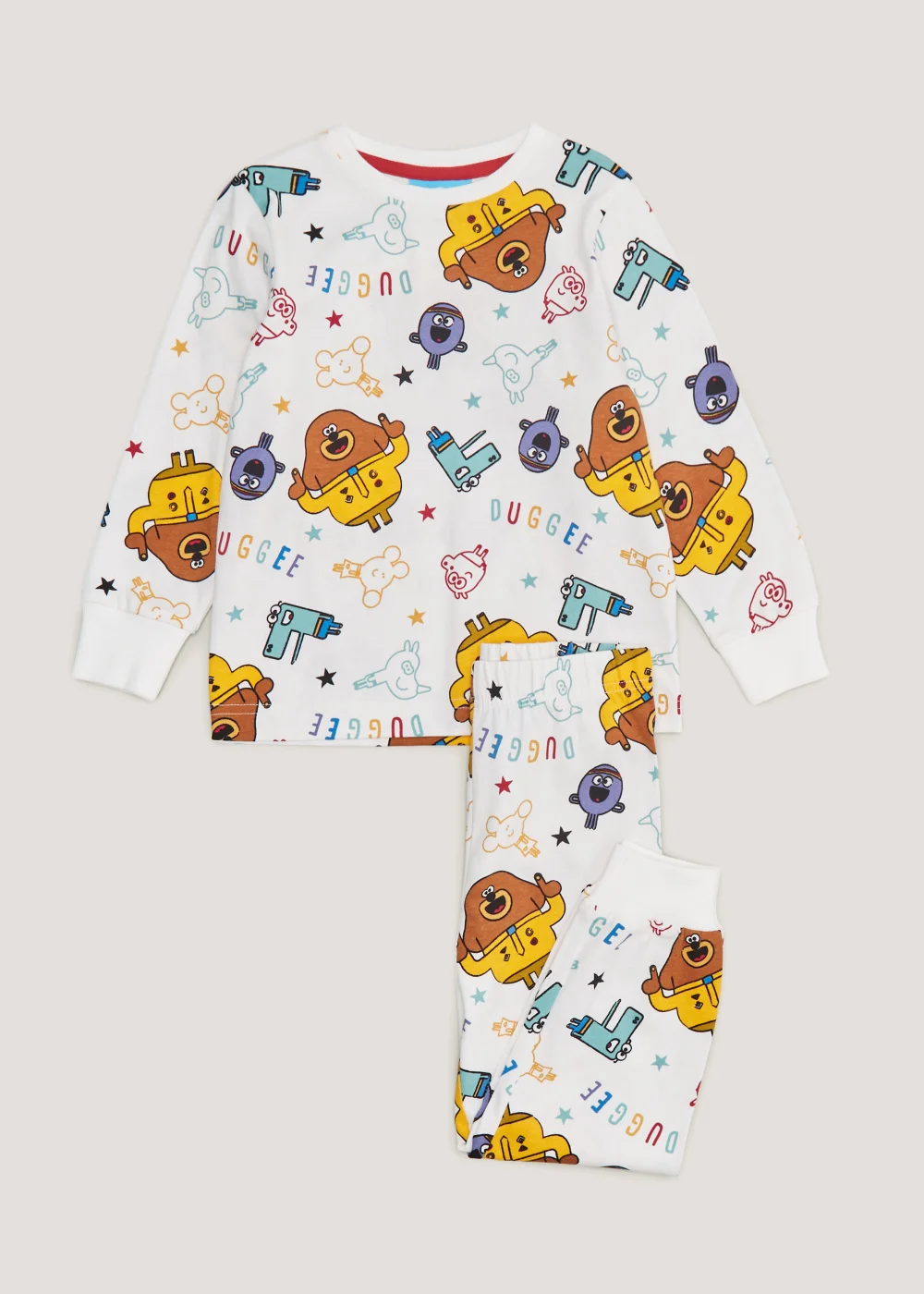 Kids Cream Hey Duggee Pyjama Set (9mths-5yrs) - Age 2 - 3 Years Image 1