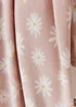Pink Floral Print Throw (130cm x 150cm) Image 2