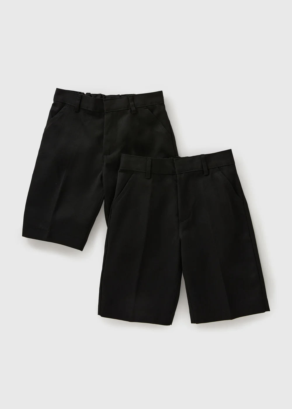 Boys 2 Pack Black Classic School Shorts (3-13yrs) - 3 Yrs Image 1